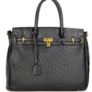 Ostrich tote