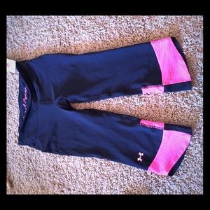 Under armour compression workout capris