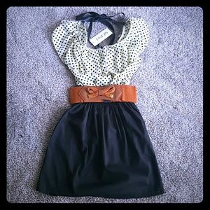 NWT Dress with belt