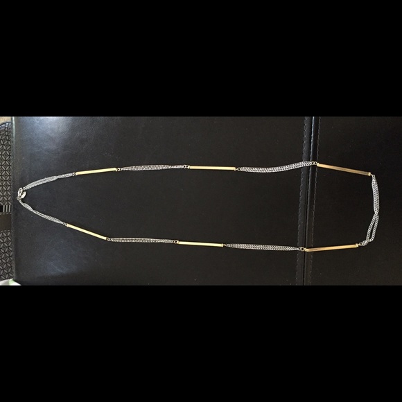 Ann Taylor mixed metal necklace