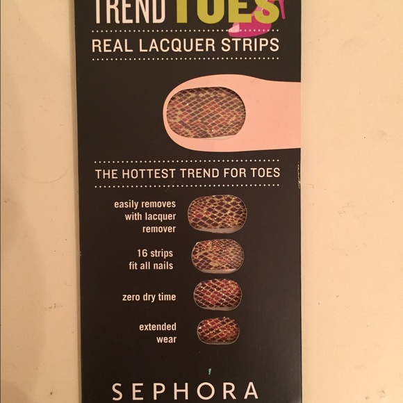 New nail polish, nail stickers, & travel mirror - Picture 2 of 4