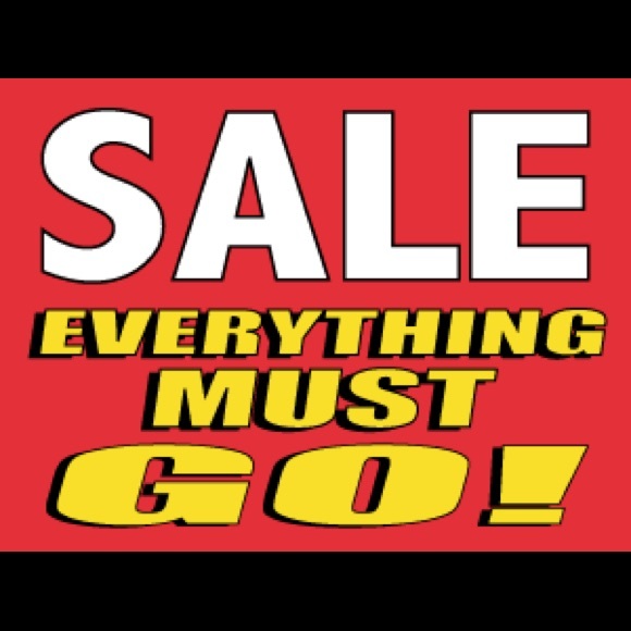 Getting rid of everything!!