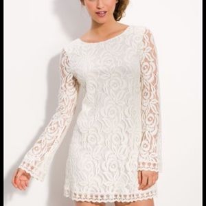 ❌SOLD❌- Blue Lovely Lace Dress