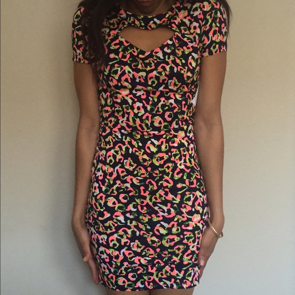 Bright day bodycon dress