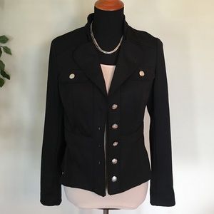 White House Black Market Military Style Jacket