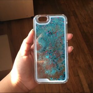 iPHONE 6/6S GLITTER WATERFALL CASE😛☄