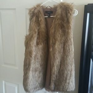 Fur vest from forever 21