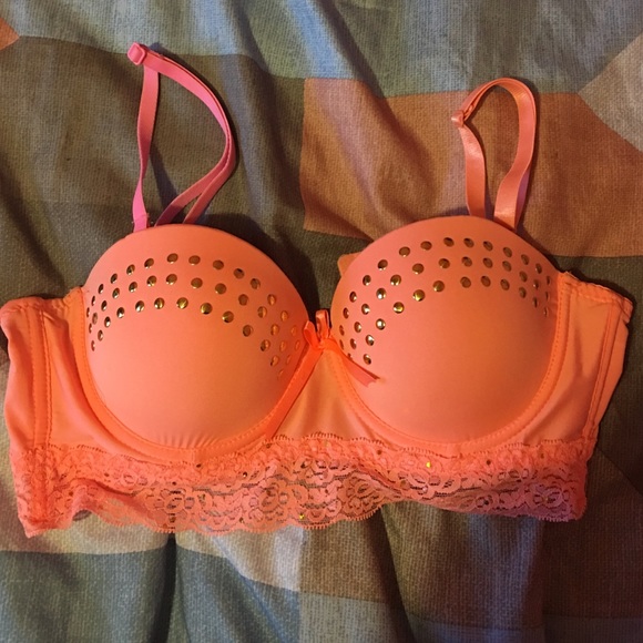 Pink bra