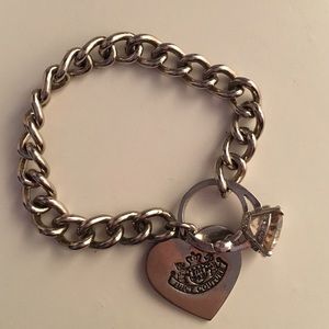 Juicy Couture Silver Heart Bracelet