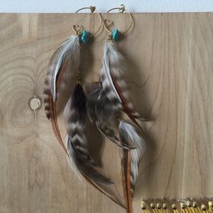 FINAL DAYS: feather earrings