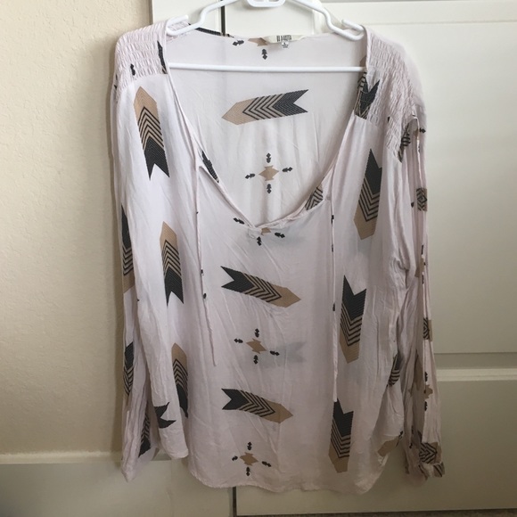 Long Sleeve Shirt with Cut Outs