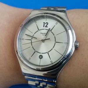 Swatch Stainless Steel watch Silver