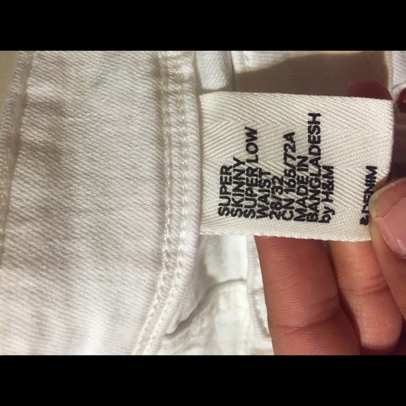 H&M WHITE SKINNYS - Picture 2 of 4
