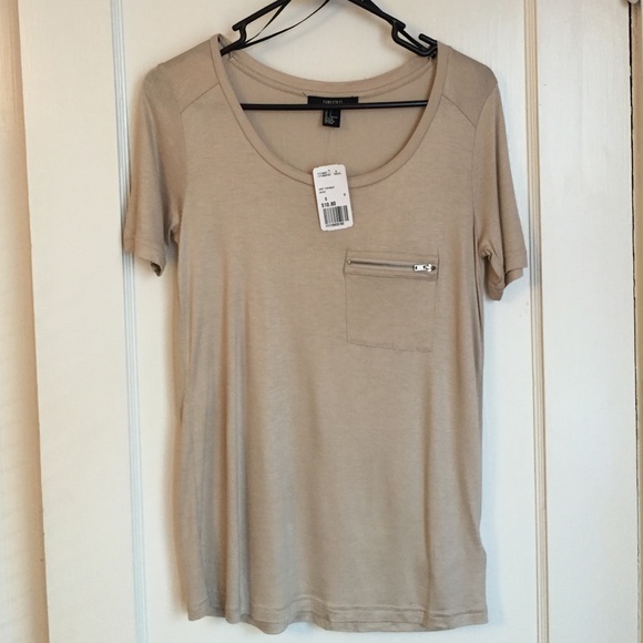 NWT Tan Tee