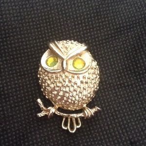 Owl brooch