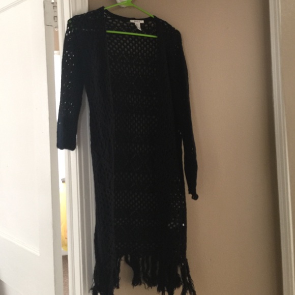 Long Black Sweater