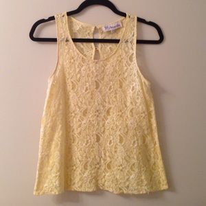 Francesca's Lace Tank