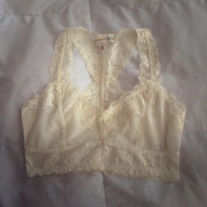 Size small Cream Lace Bralette