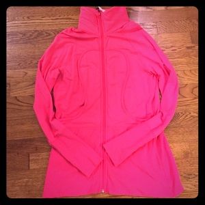 Pink Lululemon jacket. Excellent condition! Sz 12