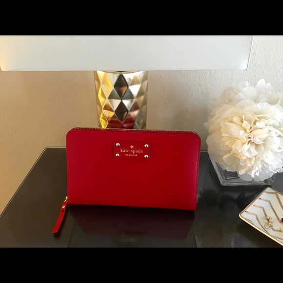 🆕 with Tags! - Kate Spade Red Wallet