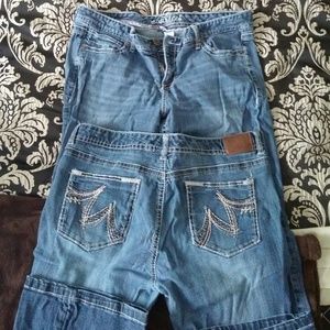 TWO Pairs Maurice's Jeans