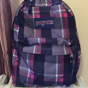 Jansport Plaid Backpack