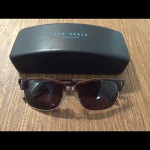 Ted Baker Half Frame Ladies Sunglasses