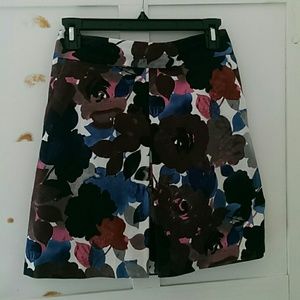 Express Floral Skirt