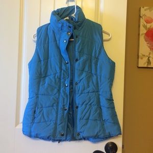 NWOT Blue Puffer Vest