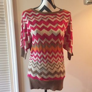 Chevron Knit Top