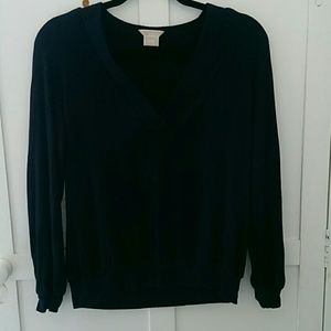 Michael Kors Navy Vneck M