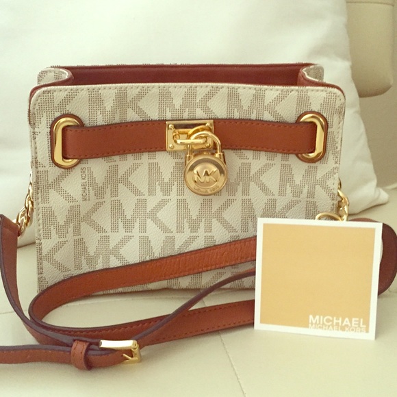 Michael Kors Handbags - Michael Kors Monogram Small Hamilton Satchel