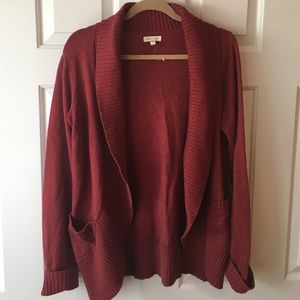 Silence and noise drape sweater