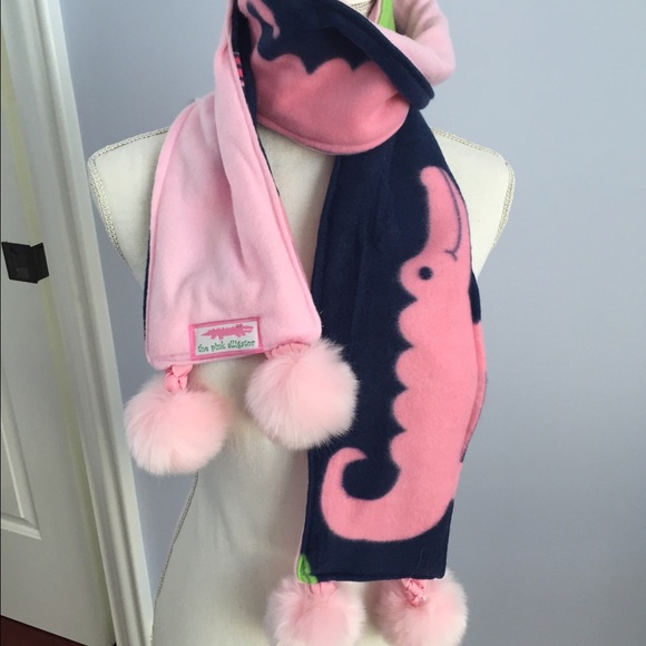Accessories - Alligator Pom Pom Scarf