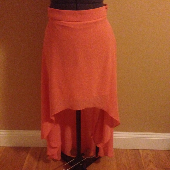 Peachy Hi-Lo Skirt