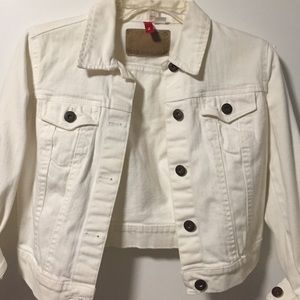h&m short denim jacket