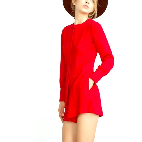 NWT Zara Red Short Romper✨