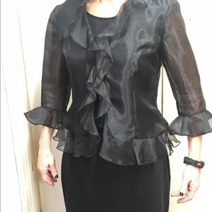 Victor Costa organza top