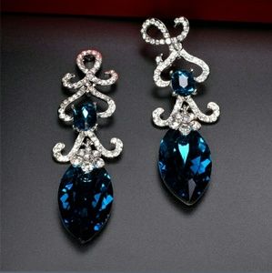 Dangle Drop Crystal Earrings