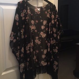 sheer cardigan