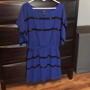 Jessica Simpson Blue Sparkle Dress