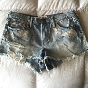 Hollister jean shorts