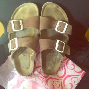 Birkenstock Arizona Soft Footbed Sandals. Size 39