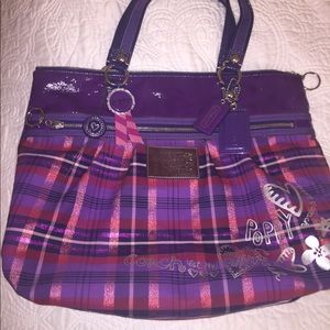 Large Coach Poppy Purse