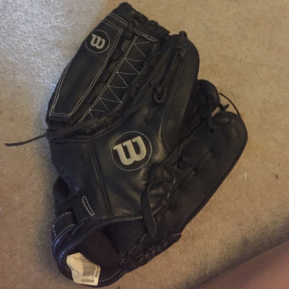 Real leather baseball / softball glove