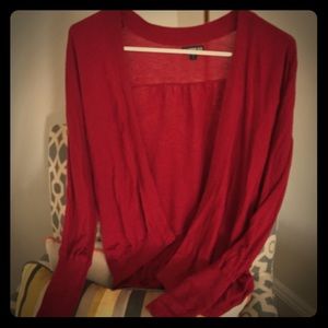 Express Red Cardigan Size S, Great Condition