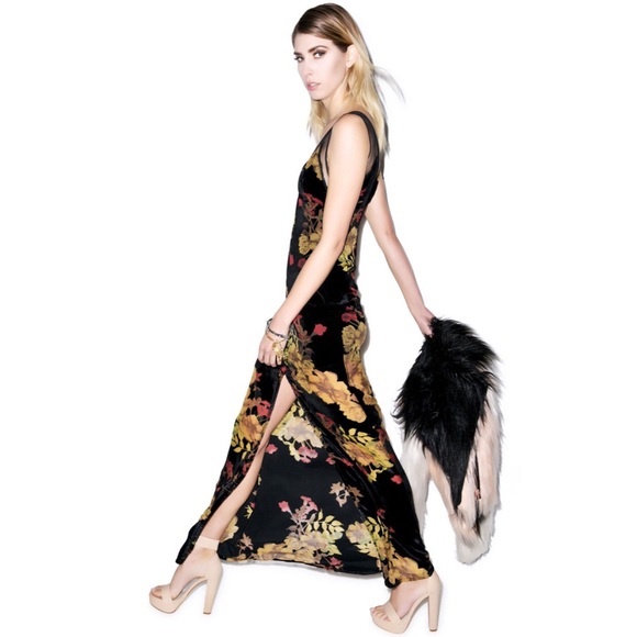 🚫SOLD - For Love and Lemons Dusty Rose Maxi Dress - Picture 2 of 3