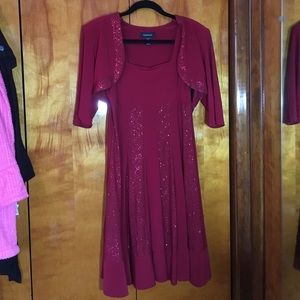 Beautiful cranberry dress