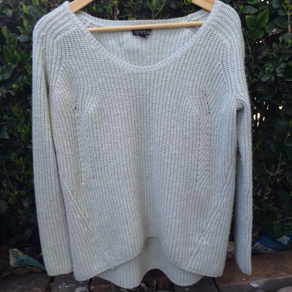 topshop cream sweater