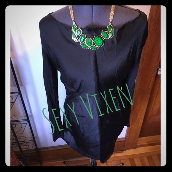 Uniq Tops - Final 🆕Sexy Vixen Black Tunic NWT